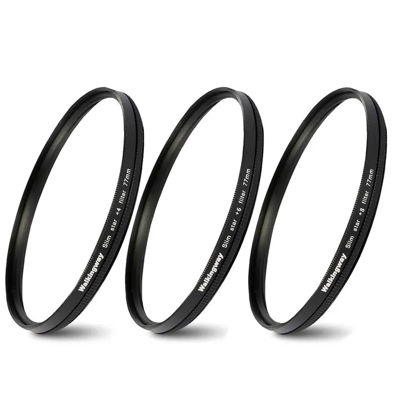 Walkingway Sternfilterobjektiv 52 mm 62 mm 67 mm 72 mm 77 mm 82 mm Sternkameraobjektivfilter für Sony/Canon/Nikon Sternfilter-Set mit Tasche