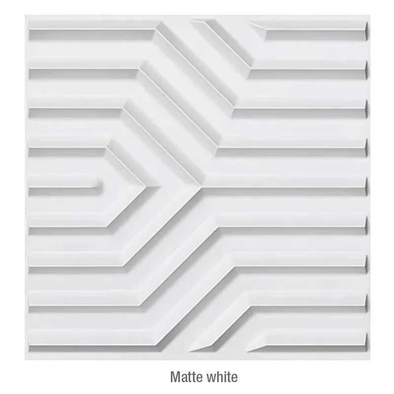 4 Stück 50 cm Holzmaserung 3D-Stereo-Wandpaneel Diamant Nicht selbstklebender Fliesen-Wandaufkleber wasserdichtes Wohnzimmer Badezimmer-Tapetenpapier