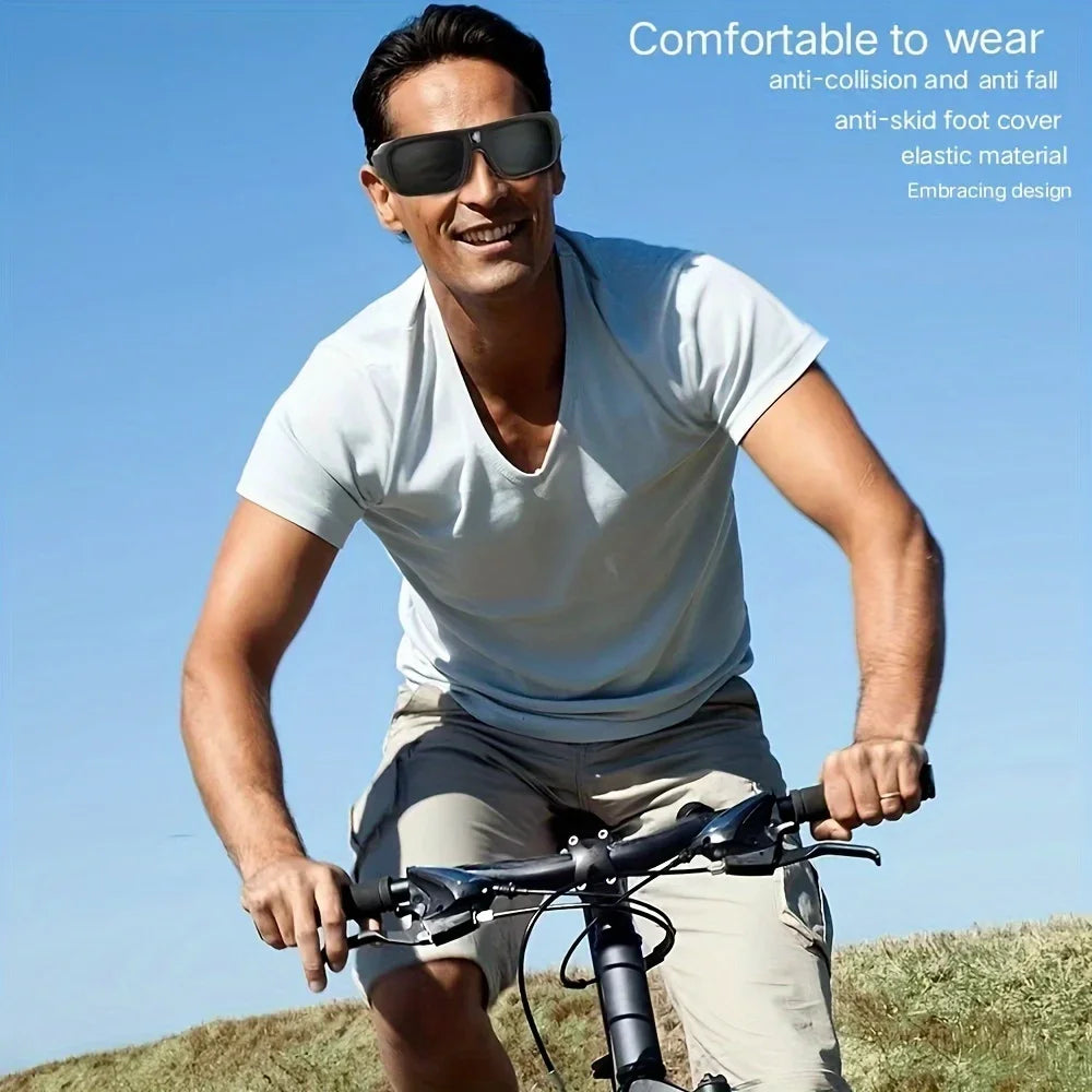 4K HD-Kamerobrille, Video-Smart-Brille, Mini-Kamera für den Außenbereich, Kamera für den menschlichen Körper, Fahrrad-Recorder-Kamera, geeignet zum Radfahren