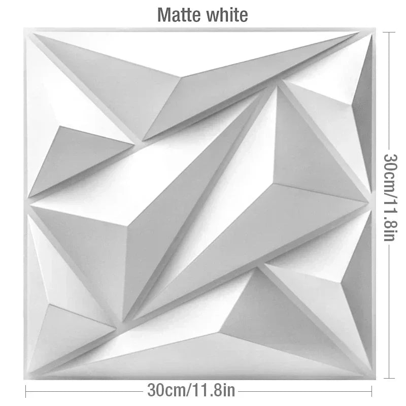12 Stück/1 m2 arabische islamische muslimische Sterne Mond Dekor Relief Art 3D Wandpaneel nicht klebende 3D Wandaufkleber Wohnzimmer Home Decor