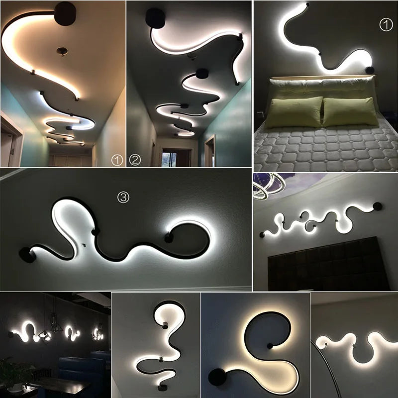 Post Moderne Wand Lampen Acryl Schlafzimmer Studie Wohnzimmer Balkon Zimmer Home Decor Weiß Schwarz Eisen Körper Leuchte Led-leuchten