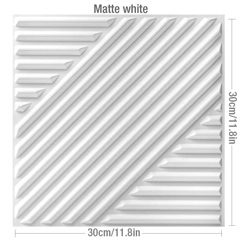 12 Stück/1 m2 arabische islamische muslimische Sterne Mond Dekor Relief Art 3D Wandpaneel nicht klebende 3D Wandaufkleber Wohnzimmer Home Decor