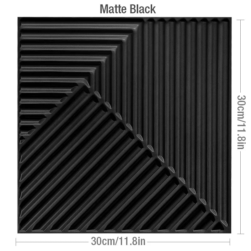 12 Stück/1 m2 arabische islamische muslimische Sterne Mond Dekor Relief Art 3D Wandpaneel nicht klebende 3D Wandaufkleber Wohnzimmer Home Decor