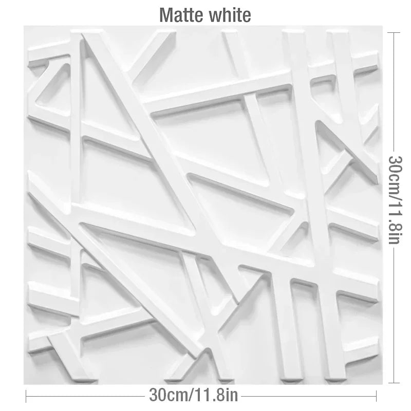 12 Stück/1 m2 arabische islamische muslimische Sterne Mond Dekor Relief Art 3D Wandpaneel nicht klebende 3D Wandaufkleber Wohnzimmer Home Decor