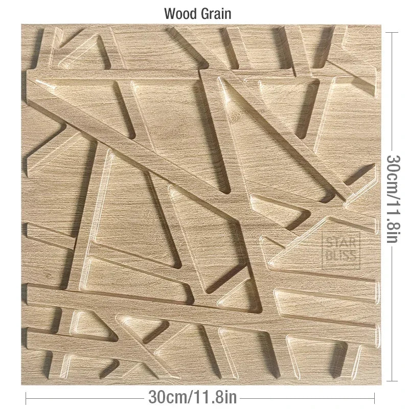 12 Stück/1 m2 arabische islamische muslimische Sterne Mond Dekor Relief Art 3D Wandpaneel nicht klebende 3D Wandaufkleber Wohnzimmer Home Decor