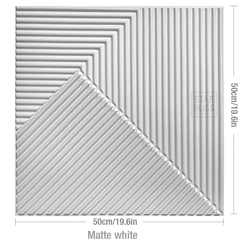 Packung mit 12 Stück / 3 m2 3D-Wanddekoration, Holzmaserung, Lattenwandpaneel, 3D-Rillenstruktur, Panel, Fliesen, Wohnzimmer, Wandaufkleber, wasserdicht