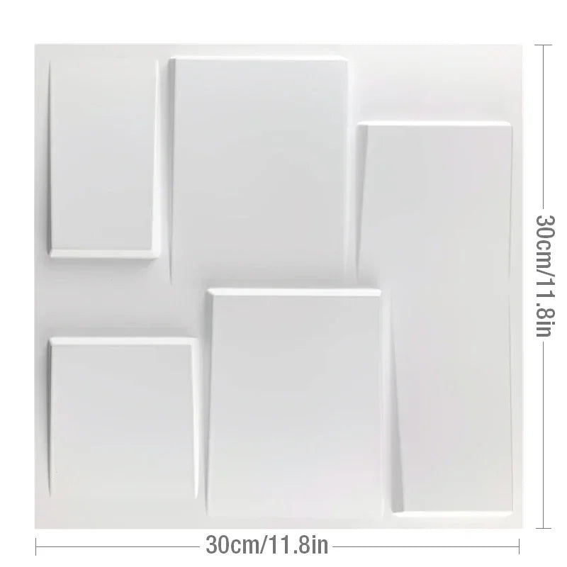 12 Stück/1 m2 arabische islamische muslimische Sterne Mond Dekor Relief Art 3D Wandpaneel nicht klebende 3D Wandaufkleber Wohnzimmer Home Decor